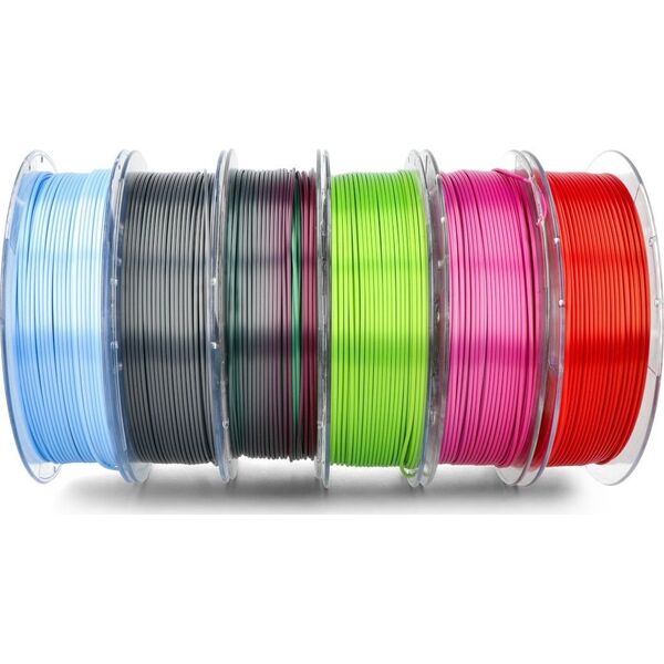 ROSA-PLAST Zestaw Filamentów Rosa3D PLA 1,75mm 6x350g - Multicolour Silk}