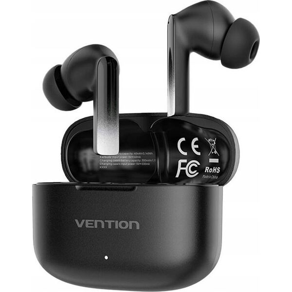 Słuchawki Vention Słuchawki bezprzewodowe, Vention, NBIB0, Elf Earbuds E04 (czarne)