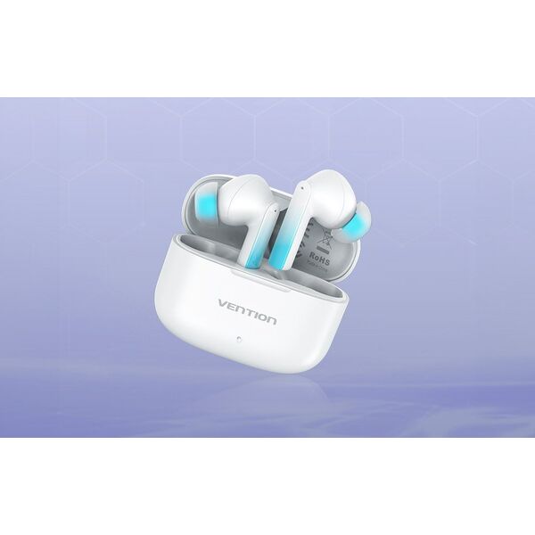 Słuchawki Vention Słuchawki bezprzewodowe, Vention, NBIW0, Elf Earbuds E04 (białe)