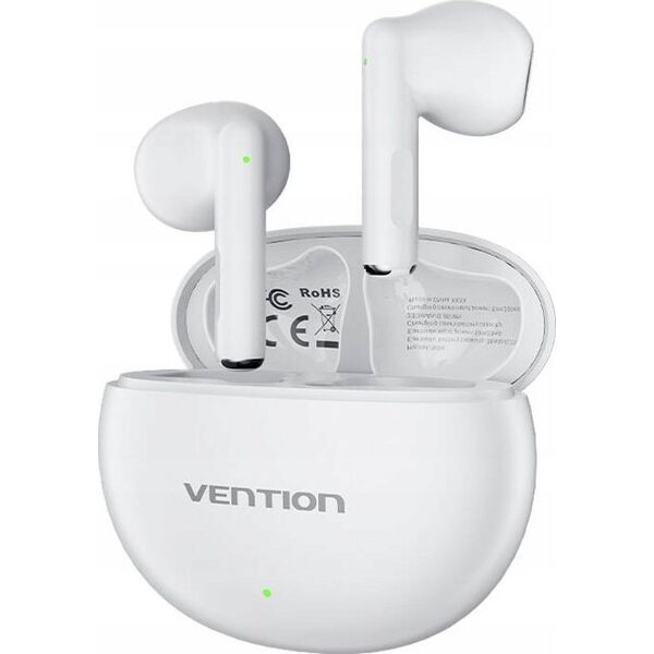Słuchawki Vention Słuchawki bezprzewodowe, Vention, NBKW0, Earbuds Elf E06 (białe)