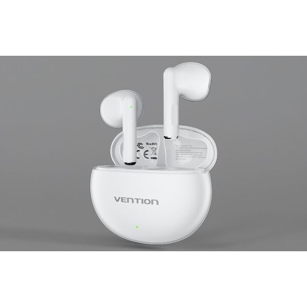 Słuchawki Vention Słuchawki bezprzewodowe, Vention, NBKW0, Earbuds Elf E06 (białe)