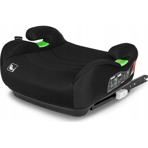 Fotelik samochodowy Automobilinė kėdutė Lionelo Luuk Fix i-Size, 22-36kg, juoda