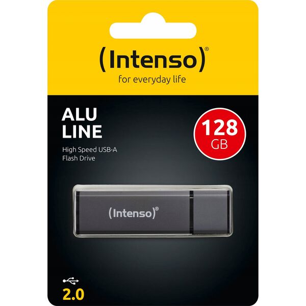 Pendrive Intenso Intenso Alu Line anthrazit 128GB USB Stick 2.0