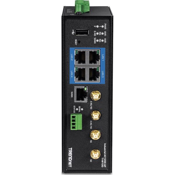 Router TRENDnet Router Trendnet TI-W100 WiFi 5 5 GHz Czarny