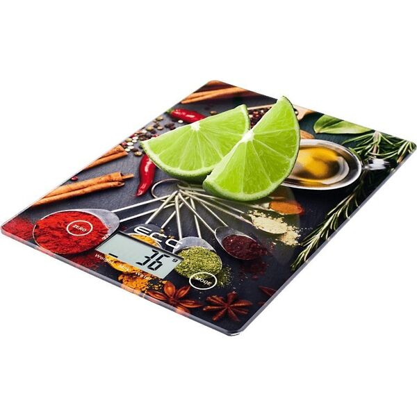 Waga kuchenna ECG ECG KV 117 Chilli, Kitchen scale, Glass design, Max. 5 kg