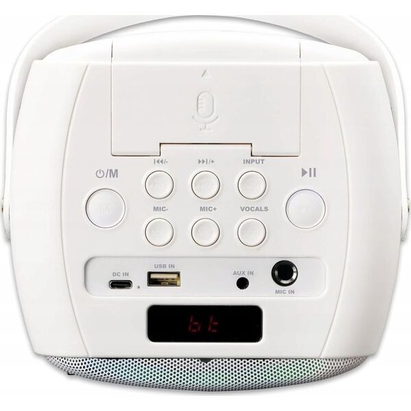 Głośnik Lenco LENCO BTC-060 Bluetooth-Lautsprecher Karaokefunktion weiß