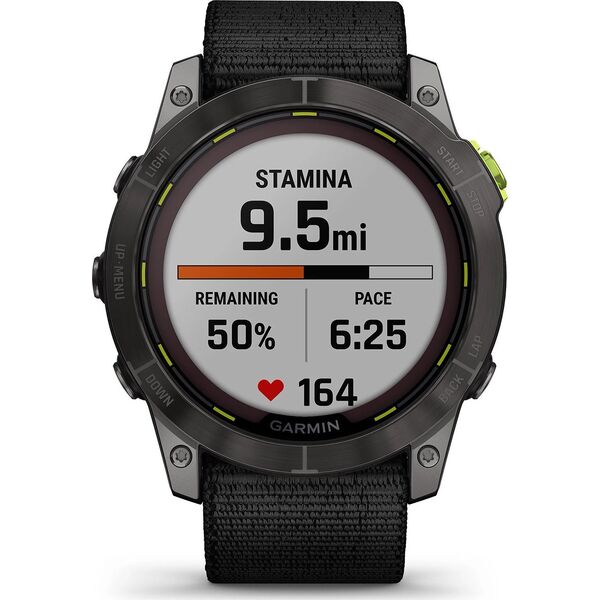 Zegarek sportowy Garmin Smartwatch  męski Garmin 010-02754-01 czarny pasek