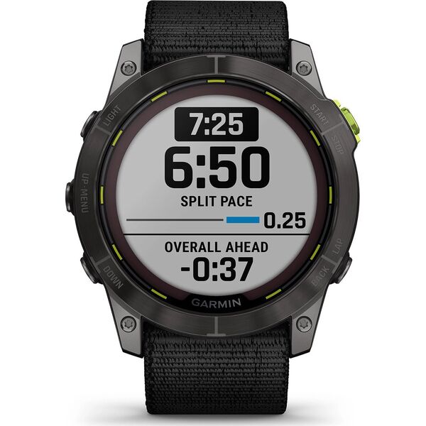 Zegarek sportowy Garmin Smartwatch  męski Garmin 010-02754-01 czarny pasek