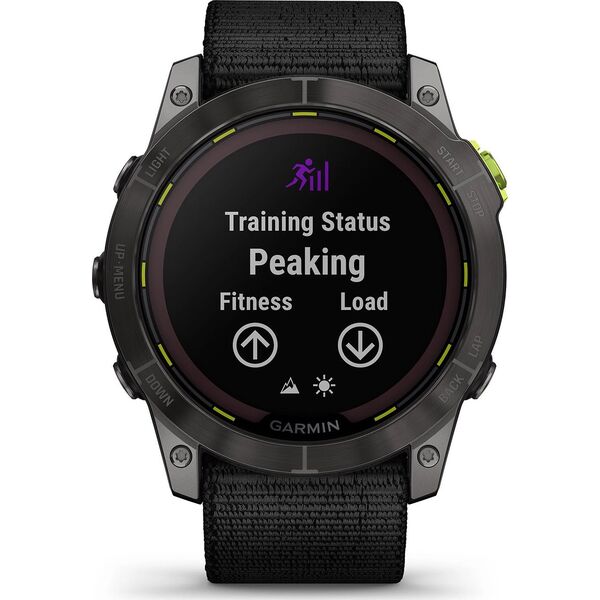 Zegarek sportowy Garmin Smartwatch  męski Garmin 010-02754-01 czarny pasek