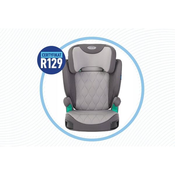 Fotelik samochodowy Graco Graco Affix i-Size - fotelik automobilinis 100-150 cm | Iron