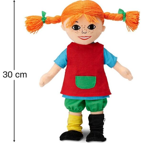 Pippi Miękka Lalka Pippi Langstrumpf 30 cm