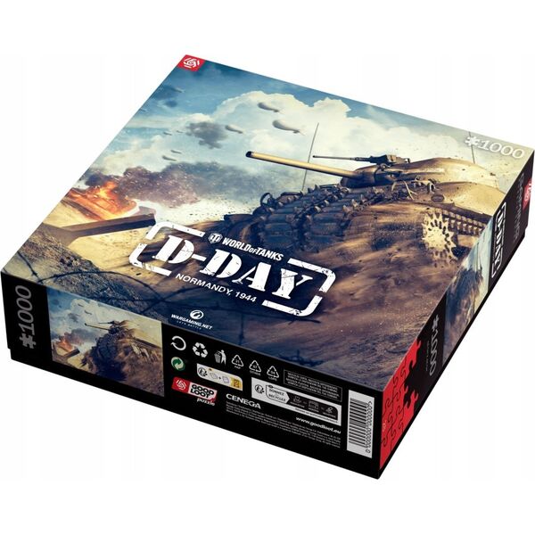 Good Loot Good Loot Puzzle: World of Tanks - D-Day (1000 elementów)