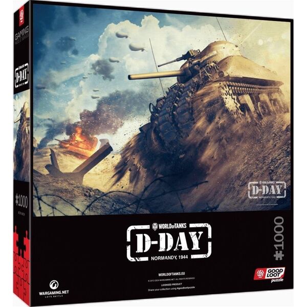 Good Loot Good Loot Puzzle: World of Tanks - D-Day (1000 elementów)