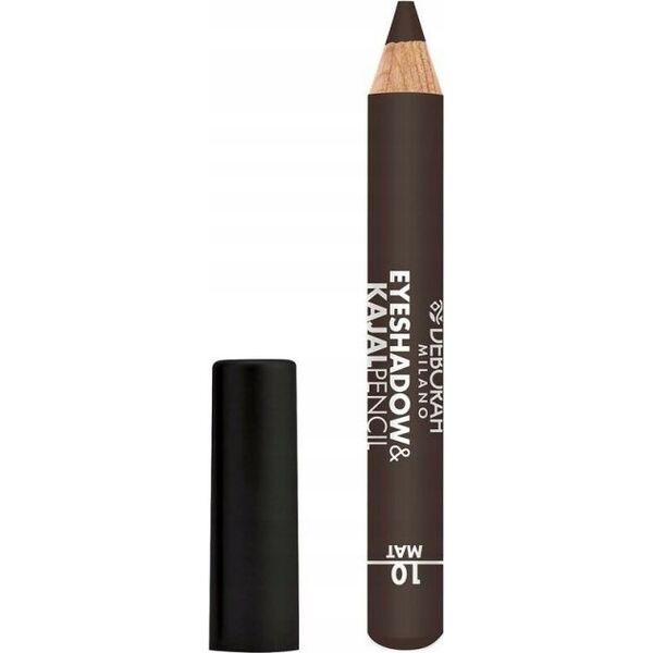 Deborah Deborah, Deborah, Blending, Matt, Eyeshadow & Kajal Eyeliner 2-In-1, 10, Brown, 2 g For Women