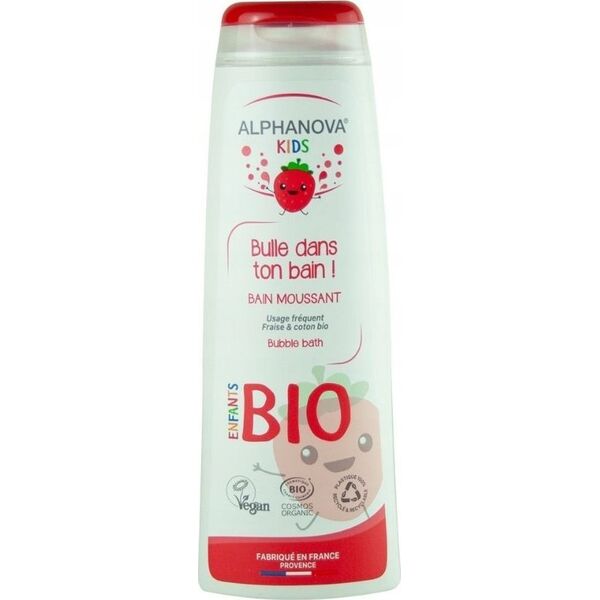 ALPHANOVA KIDS Alphanova Kids, Płyn do kąpieli, Truskawkowy, 250 ml