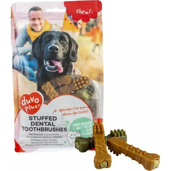 Duvo+ Duvo+ Przysmak Dentystyczny dla Psa Szczoteczki 8cm 394g