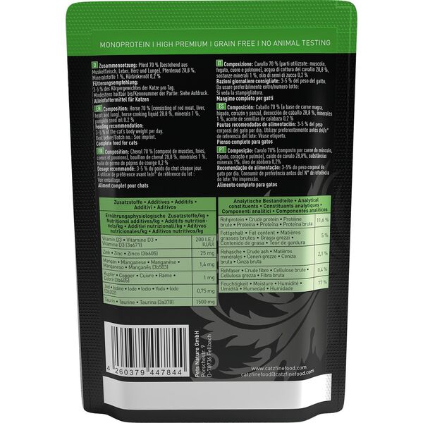 Catz Finefood Catz Finefood Purrrr N.123 Konina saszetka 85g