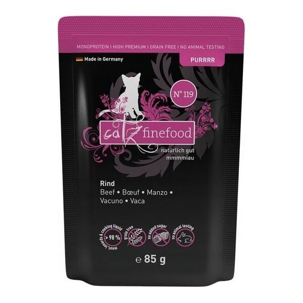 Catz Finefood Catz Finefood Purrrr N.119 Wołowina saszetka 85g