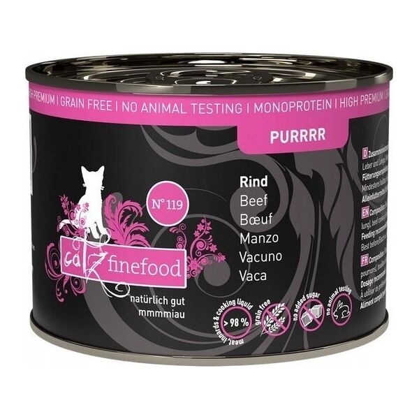Catz Finefood Catz Finefood Purrrr N.119 Wołowina puszka 200g