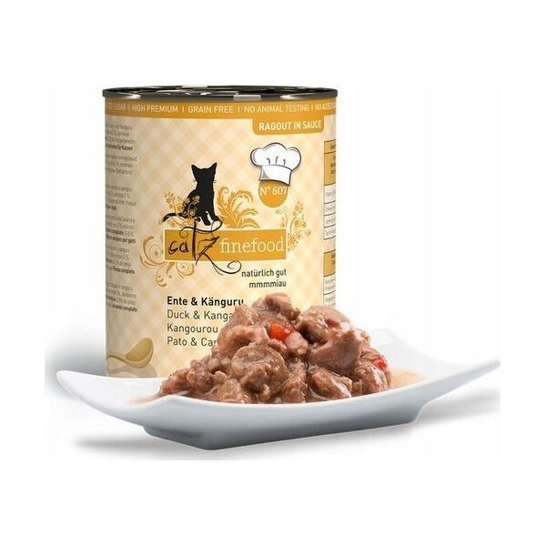 Catz Finefood Catz Finefood Ragout N.607 Kaczka i Kangur puszka 380g