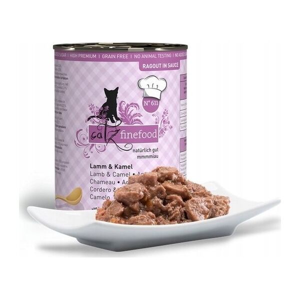 Catz Finefood Catz Finefood Ragout N.611 Jagnięcina i Wielbłąd puszka 380g