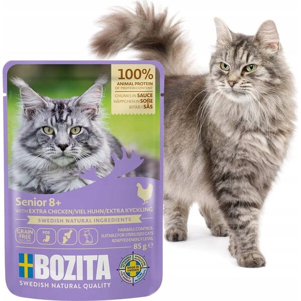 Bozita Cat Senior 8+ kurczak 85g