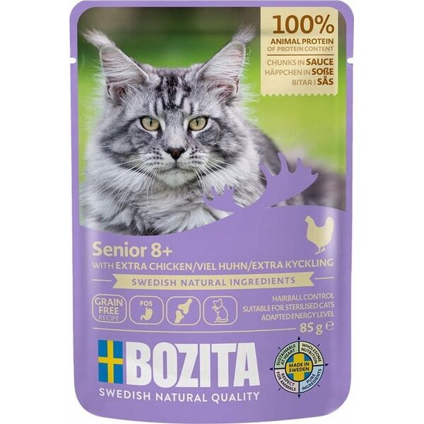 Bozita Cat Senior 8+ kurczak 85g