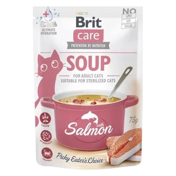 Brit Brit Care Mokra Karma dla Kota Zupa Łosoś 75g