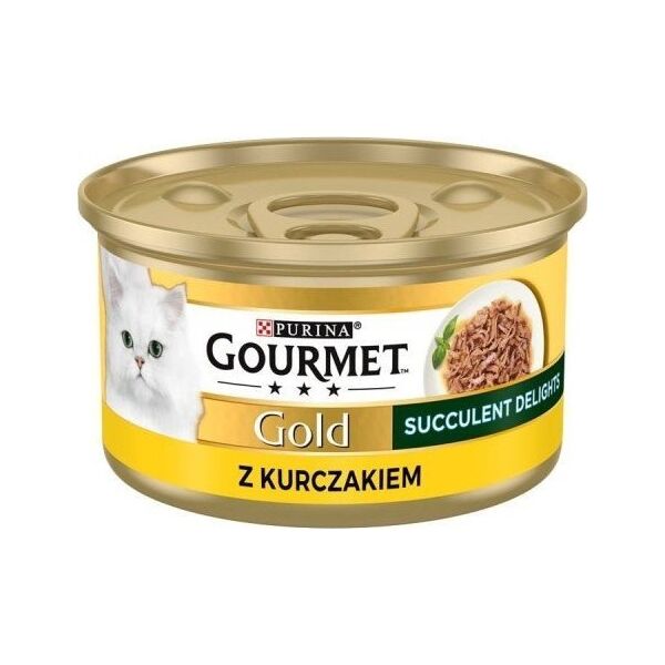 PURINA NESTLE PURINA Gourmet Gold Succulent Delights Kurczak - mokra karma dla kota - 85g