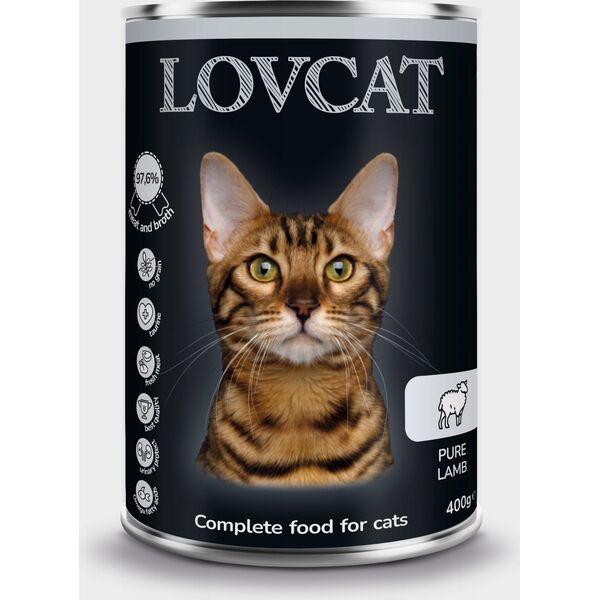 LOVCAT Lovcat Pure Lamb puszka 400g
