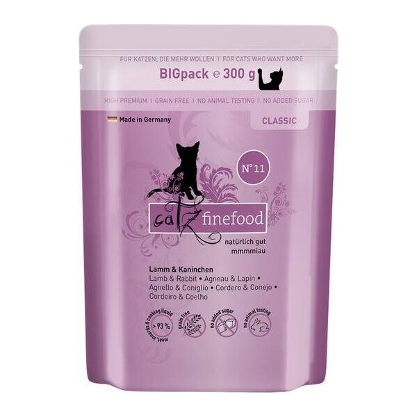 Catz Finefood Catz Finefood Classic Karma Dla Kota Jagnięcina Królik 300g