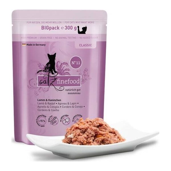 Catz Finefood Catz Finefood Classic Karma Dla Kota Jagnięcina Królik 300g