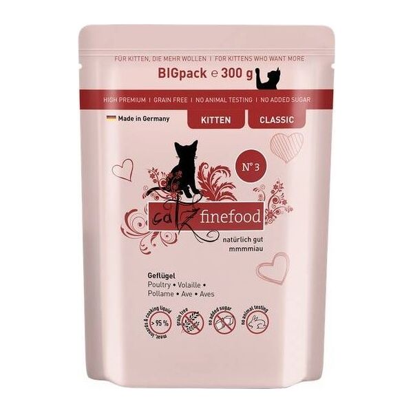 Catz Finefood Catz Finefood Classic Karma Dla Kociąt Drób 300g