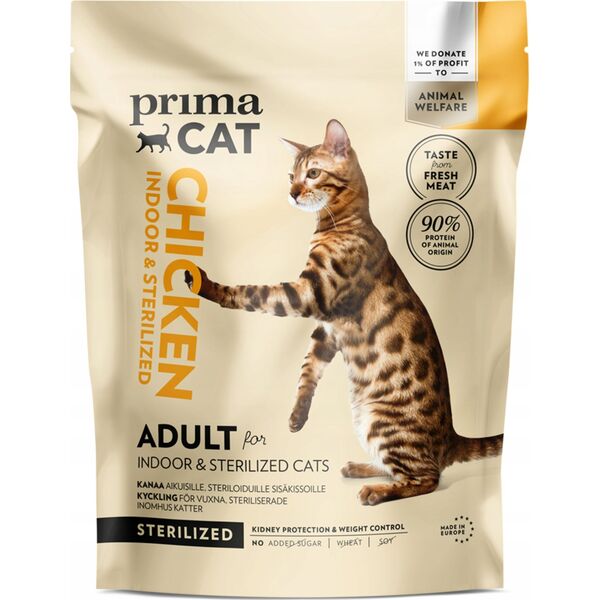 Prima CAT FOOD CHICKEN STERILIZED ADULT 4 KG