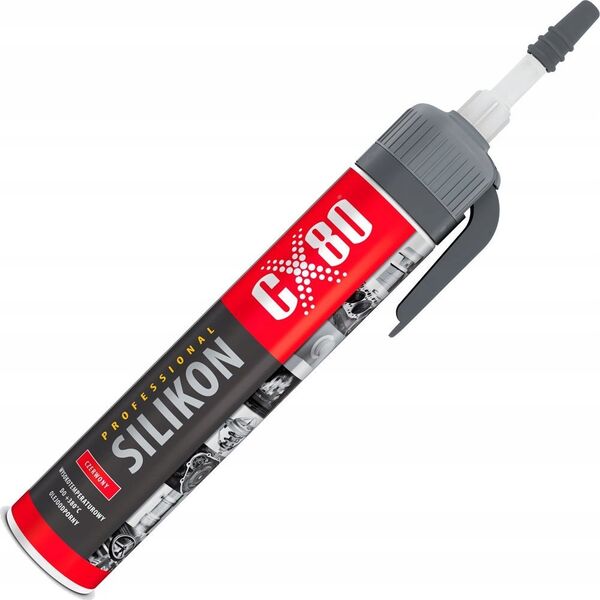 CX80 Silikon professional 210G Premium wysokotemperaturowy czerwony CX80