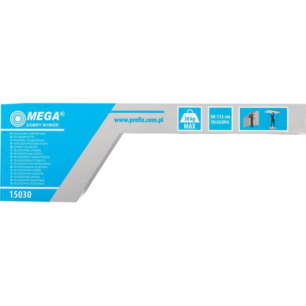 Mega PODPORA/ROZPIERAK-TELESKOP.,115-290 CM,MAX. UDŹWIG 30KG