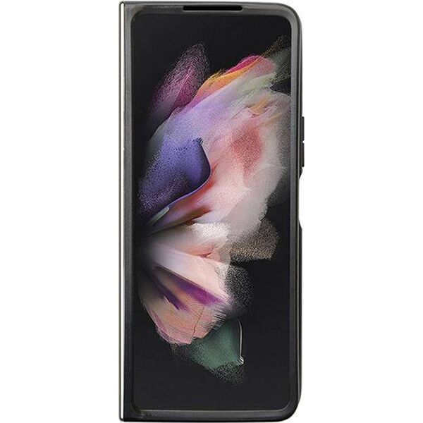 Guess Guess GUHCZFD5P4TDPK F946 Z Fold5 czarny/black hardcase Leather 4G Diamond Triangle