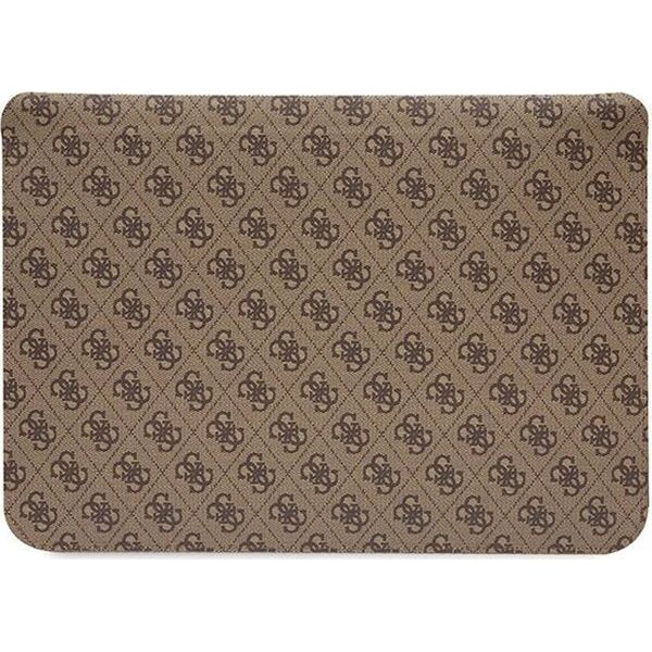 Etui Guess Etui Guess Sleeve GUCS16P4RPSW 16 cali brązowy/brown 4G Printed Stripes