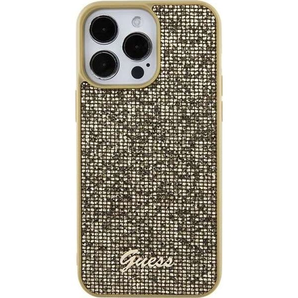 Guess Guess GUHCP15XPMSDGSD iPhone 15 Pro Max 6.7" złoty/gold hardcase Disco Metal Script