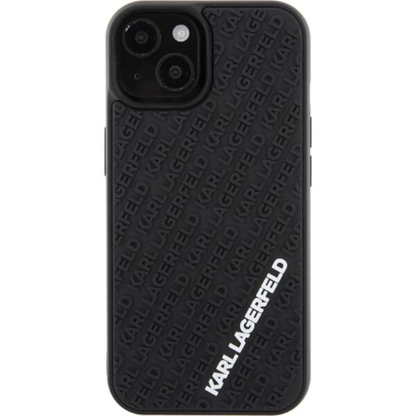 Karl Lagerfeld Karl Lagerfeld KLHCP15S3DMKRLK iPhone 15 / 14 / 13 6.1" czarny/black hardcase 3D Rubber Multi Logo