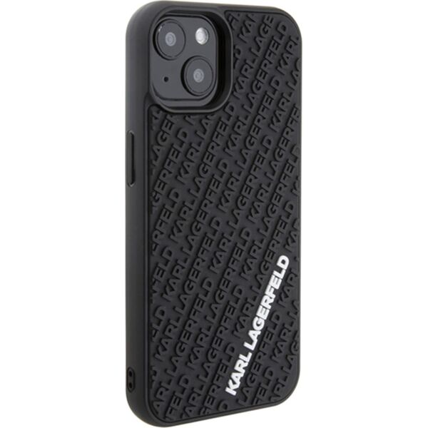 Karl Lagerfeld Karl Lagerfeld KLHCP15S3DMKRLK iPhone 15 / 14 / 13 6.1" czarny/black hardcase 3D Rubber Multi Logo