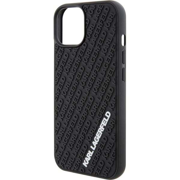 Karl Lagerfeld Karl Lagerfeld KLHCP15S3DMKRLK iPhone 15 / 14 / 13 6.1" czarny/black hardcase 3D Rubber Multi Logo