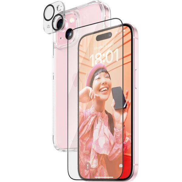 PanzerGlass PanzerGlass iPhone 15 3-in-1 Pack