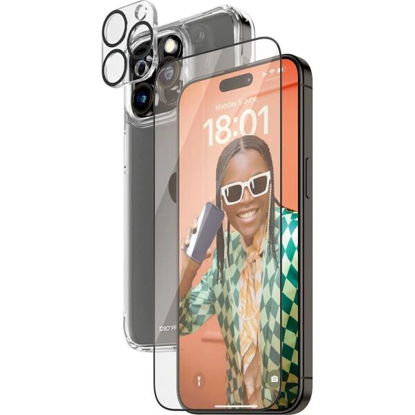 PanzerGlass PanzerGlass iPhone 15 Pro Max 3-in-1 Pack