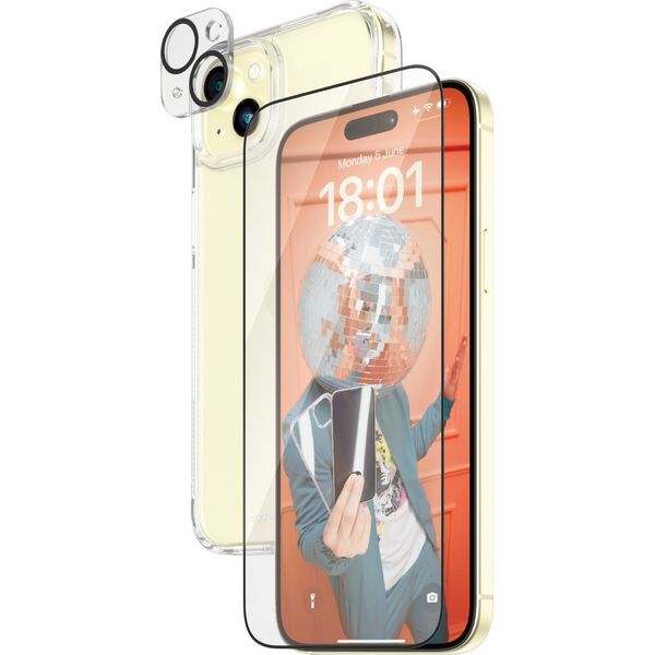 PanzerGlass PanzerGlass iPhone 15 Plus 3-in-1 Pack