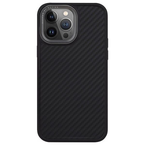 Uniq UNIQ etui Keva iPhone 15 Pro Max 6.7" Magclick Charging czarny/carbon black