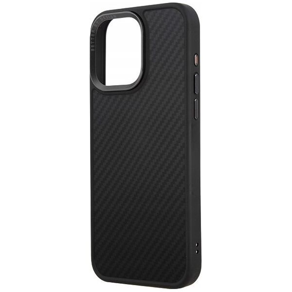 Uniq UNIQ etui Keva iPhone 15 Pro Max 6.7" Magclick Charging czarny/carbon black