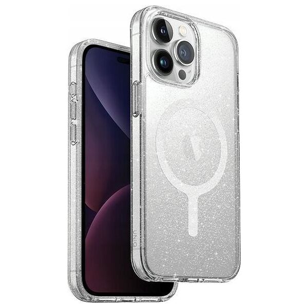 Uniq UNIQ etui LifePro Xtreme iPhone 15 Pro Max 6.7" Magclick Charging przezroczysty/tinsel lucent