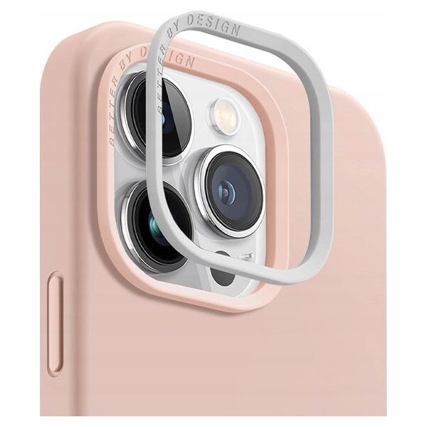 Uniq UNIQ etui Lino Hue iPhone 15 Pro Max 6.7" Magclick Charging różowy/blush pink