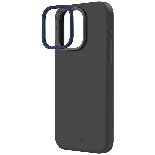 Uniq UNIQ etui Lino Hue iPhone 15 Pro Max 6.7" Magclick Charging szary/charcoal grey